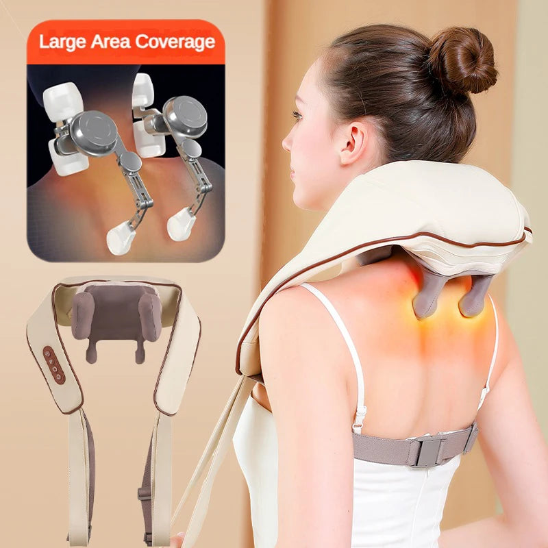 TheraKnead™ Heated Neck & Shoulder Massager - shoprandora