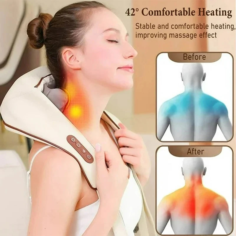 TheraKnead™ Heated Neck & Shoulder Massager - shoprandora