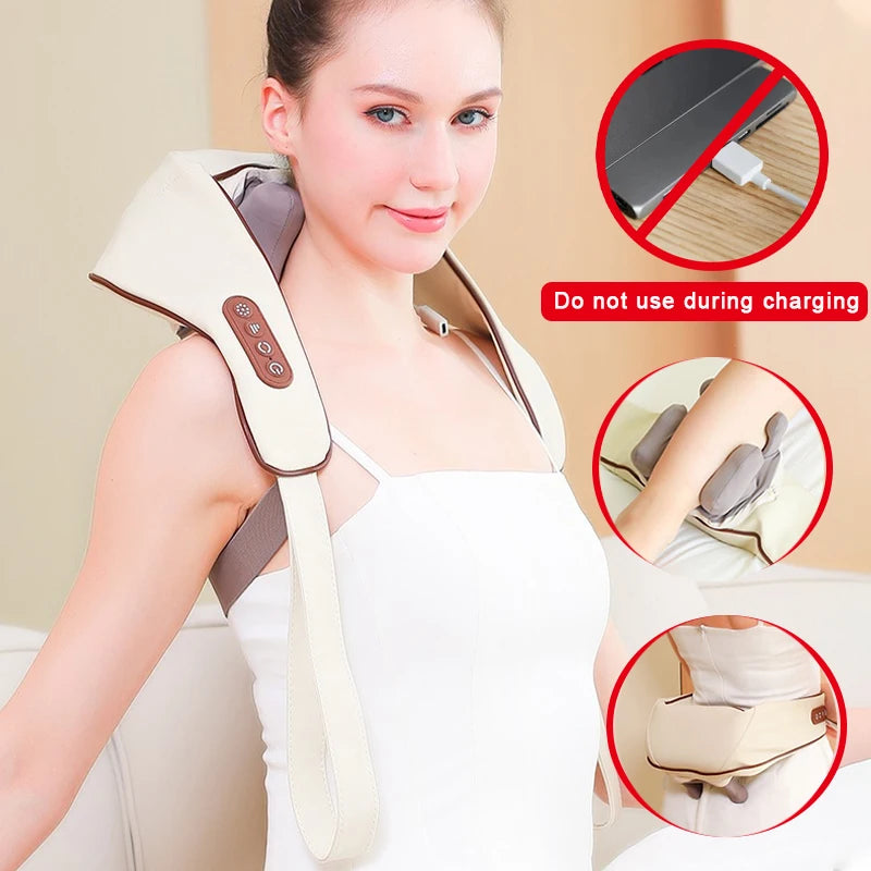 TheraKnead™ Heated Neck & Shoulder Massager - shoprandora