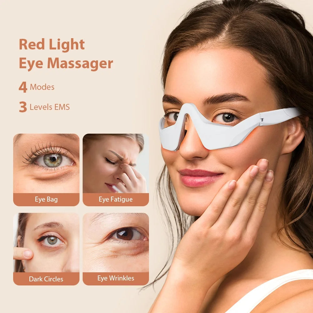 LumiEyes™ Red Light EMS Eye Massager - shoprandora